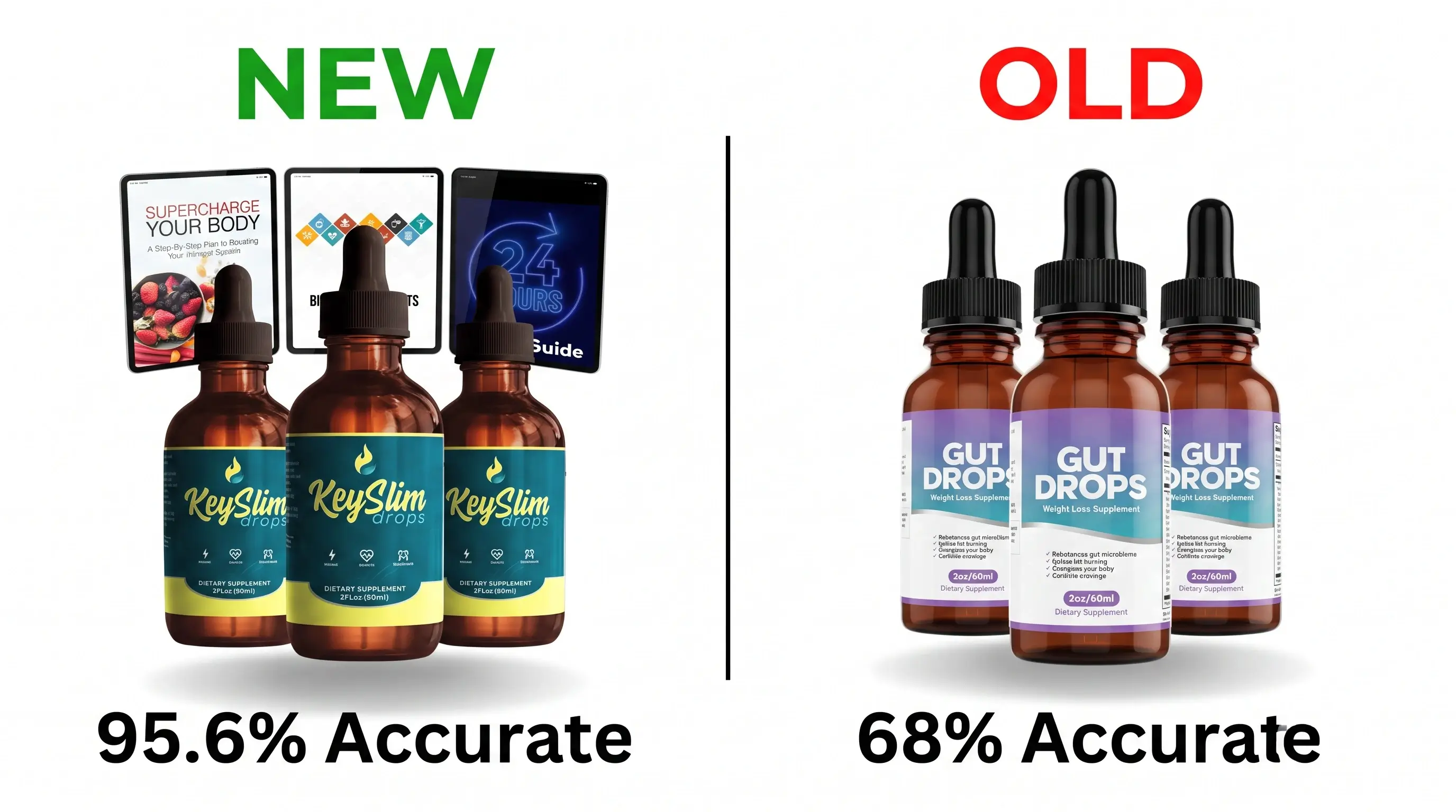Gut Drops 3-bottle package — 2026 liquid gut health formula